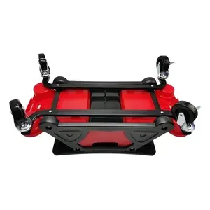 Plateforme de détail automobile de 150 kg de capacité pour équipement de réparation de carrosserie, couleur rouge - Product Image 1