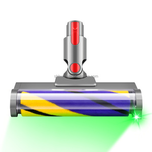 Accessoires pour aspirateur avec détection de poussière par lumière verte, compatibles avec les modèles sans fil <span class=keywords><strong>Dyson</strong></span> V7 V8 V10 V11 <span class=keywords><strong>V15</strong></span> pour sols durs - Product Image 1