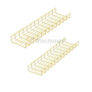 Vichnet HDG Wire Mesh Cable Tray Installation Electro-galvanized Stainless Steel Cable Trays Support