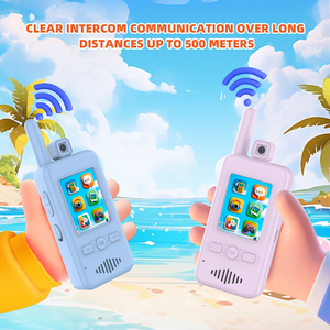 Talkie-walkie vidéo multifonction pour enfants, appareil photo, musique, jeu, jouet rechargeable, <span class=keywords><strong>radio</strong></span> bidirectionnelle - Product Image 2