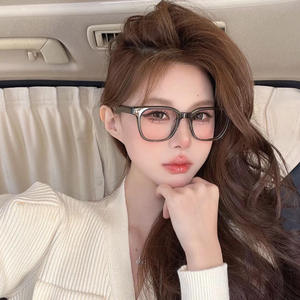 Montures de lunettes rectangulaires Qianai anti-lumière bleue, monture complète, verres en acétate pour femmes L5 6279 - Product Image 5