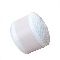 Benang Rajut Tangan Mewah Berwarna Hangat, 100% Katun Sisir 16 Ply untuk Merajut