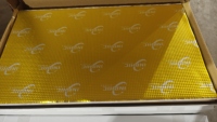 Tapis insonorisant en caoutchouc butyle auto-adhésif avec feuille d'aluminium pour l'insonorisation et l'isolation des voitures
