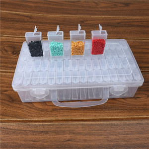 Boîte <span class=keywords><strong>de</strong></span> <span class=keywords><strong>rangement</strong></span> pour peinture <span class=keywords><strong>diamant</strong></span>, boîtier d'exposition avec compartiments pour <span class=keywords><strong>rangement</strong></span> <span class=keywords><strong>de</strong></span> pierres et strass, accessoires points <span class=keywords><strong>de</strong></span> croix, résine et perles, 64 casiers - Product Image 5