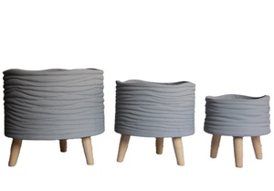 Jardinières <span class=keywords><strong>en</strong></span> fibre de verre écologiques durables et modernes pour plantes et fleurs, décoration d'art moderne, pots de fleurs <span class=keywords><strong>en</strong></span> <span class=keywords><strong>bois</strong></span>, pas cher - Product Image 3