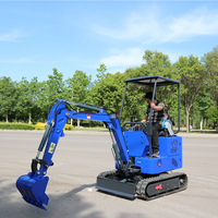 Mini-excavatrice électrique ANTS ME15 72V 1,5 tonne, excavatrice sur chenilles pour travaux de construction en intérieur et jardinage