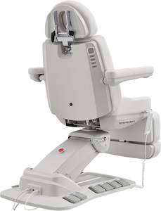 Desain baru putih kontrol kaki Salon pijat meja tidur 3 motor listrik Relcining putar Salon bulu mata tempat tidur kosmetik dengan lampu - Product Image 6