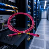 Cordon de brassage fibre optique LC vers LC Multimode OM4 50/125 Duplex 2mm LSZH de haute qualité, certifié CE/RoHS, prix usine