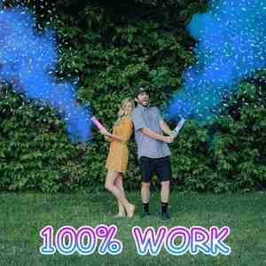 ผงข้าวโพดใช้โปรยในงานเลี้ยงขนาด30ซม. สำหรับงานเลี้ยงเปิดเผยเพศ - Product Image 3