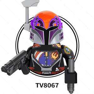 Tv6108 Chỉ Huy <span class=keywords><strong>Fox</strong></span> Mini Không Gian Chiến Tranh Hành Động Con Số Đồ Chơi Xây Dựng Khối Đội Hình Nhân Bản Trooper Rõ Bóng Trẻ Em Quà Tặng Đồ Chơi - Product Image 2