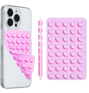 Ventosa de silicona para teléfono, soporte de doble cara, agarre adhesivo, ventosa trasera para iPhone, accesorio Android, cosas, espejo, palo en - Product Image 1