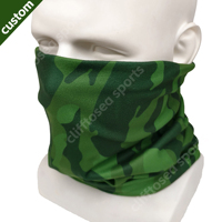 Cache-cou unisexe personnalisé imprimé par transfert thermique, motif léopard floral, chaud pour l'hiver, pour le cyclisme, la randonnée et les activités de plein air, en polyester et élasthanne