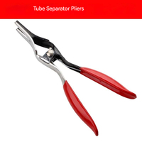 Jeu de 9 pinces à sertir coudées en acier à haute teneur en carbone pour conduites d'eau et d'huile de voiture, avec pinces à sertir et outils de démontage de vises