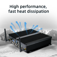 Nueva PC Industrial Potente HW M10 de Cuatro Núcleos, Intel Celeron/Core I3/i5/i7, DDR4, SSD+HDD, Gráficos HD Integrados, LAN Dual, 3 Años de Garantía
