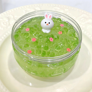 CHENXI Kawaii Rabbit, Slime Preparado Transparente, Cristalino, No Tóxico, Juguete Educativo para Aliviar el Estrés, Slime de Cristal - Product Image 4