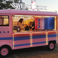 Chariot alimentaire électrique, glaces, café, restaurant mobile, remorque, bonbons, chips, snacks, durable, fibre de verre, aluminium, Seahisun XTL-03