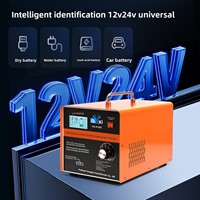 Chargeur rapide professionnel haute puissance pour batterie de voiture, démarreur de secours certifié CE RoHS 12V/24V avec surveillance intelligente de la tension
