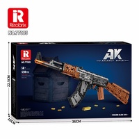 WW2 armée militaire arme jouet ensemble bricolage assemblage ABS matériel AK47 pistolet modèle blocs de construction Style moderne pour garçons et adultes