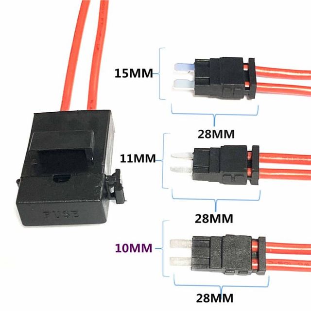 SEUO Good Selling Bland Fuse Standard Micro Low-pro Maxi Mini Car Fuse Holder ACC Tap Fuse Holder