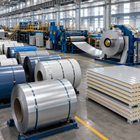 Panneau sandwich ignifuge PIR 75 mm 100 mm pour mur d'entrepôt, usine