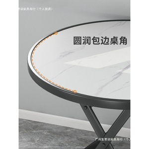 Folding Marble Top Dining <b>Table</b> Square And <b>Round</b> Metal Legs Portable Outdoor Small Size Foldable Modern Design - Product Image 3
