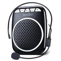 SHIDU-sistema de Audio recargable para profesores, miniamplificador portátil para guía de viaje de voz, compatible con formato MP3
