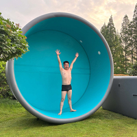 Nouvelle Grande Piscine Gonflable Pliable 2026 - Piscine au Sol DWF & PVC à Technologie Drop Stitch pour Enfants et Adultes, Portable, Écologique, pour Toute la Famille