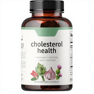 OEM Private Label Plant Sterols Red Yeast Rice Herbal Capsules 60 Count Dietary <b>Supplement</b> Custom Manufacturing - Product Image 2