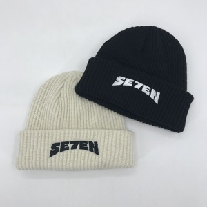 Venta caliente sombrero <span class=keywords><strong>de</strong></span> invierno <span class=keywords><strong>de</strong></span> alta calidad personalizable diseño al por mayor con logotipo bordado gorros <span class=keywords><strong>de</strong></span> puño <span class=keywords><strong>de</strong></span> invierno - Product Image 2