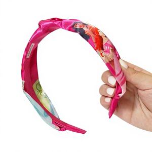 MUESTRA RETAIL H.E.R. Accesorios para el Cabello, Diadema Gruesa con Nudos de Princesas Licenciadas para Niñas, Talla Única, PRC - Product Image 1