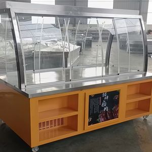 <span class=keywords><strong>ตู้</strong></span>โชว์ชาร์คิวรี่ซูเปอร์มาร์เก็ตพร้อมที่เก็บรักษาความสดใหม่สำหรับเป็ดปักกิ่งรถเข็นขายตามท้องถนนเคลื่อน<span class=keywords><strong>ที่</strong></span> - Product Image 4