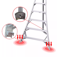 Escalera de Aluminio para Cosecha Agrícola, Soporte para Recolección en Huertos, Trípode para Frutas