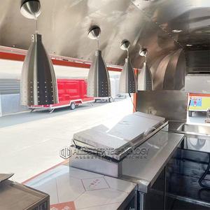 Chariot pliable en acier inoxydable entièrement équipé <span class=keywords><strong>Camion</strong></span> mobile de nourriture et de café en acier inoxydable avec certificat CE à vendre <span class=keywords><strong>Location</strong></span> - Product Image 5