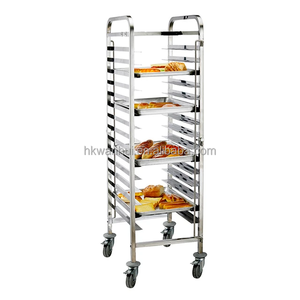 Premium Bakery Tray <b>Trolley</b> with Lockable Wheels for Ideal Commercial Baking Use - Product Image 1