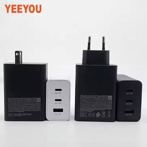 Original pour Samsung <span class=keywords><strong>Trio</strong></span> Chargeur 65W Gan Type-C Adaptateur USB 65W EU UK US AU Inde Prise pour Ordinateur Portable Appareils Mobile OTP EP-T6530 - Product Image 1