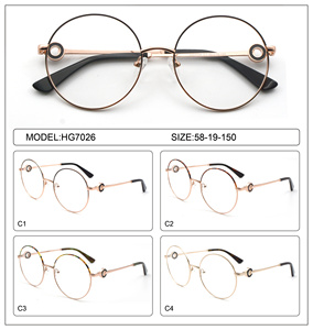 Gafas de Metal Higo Extra Grandes con Montura Completa, Estilo Retro Moderno, Unisex, Doradas, Plateadas, Negras, 58-19-150 - Product Image 6