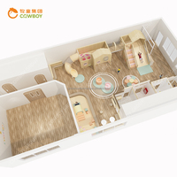 Estructura de Juego Interior para Niños en Tonos Pastel para Negocios de Cafeterías Infantiles