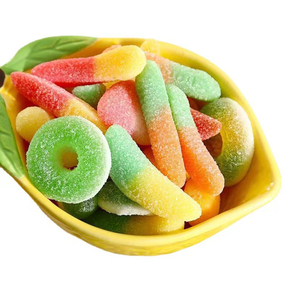 Bonbons Gommeux Aigres Vers Halal en Gros, Bonbons Mous en Gelée - Product Image 4