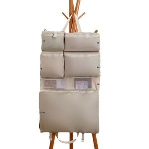 Travel <b>Storage</b> Bag 6+1 Pockets Foldable Hanging Organizer For <b>Clothes</b> Socks Underwear Polyester Material - Product Image 5