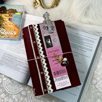 Carnet de voyage A5 personnalisé en cuir PU, carnet de notes à trois volets, agenda à couverture souple avec inserts rechargeables, cadeau scolaire