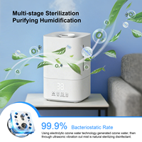 Purificateur et humidificateur d'air 2-en-1 pour la maison, le bureau, l'hôtel, le salon