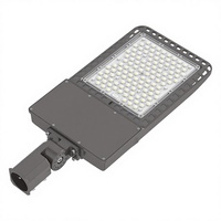 Lampadaire à lentille à éclairage uniforme 100 Watts, type American Shoe Box, étanche pour extérieur