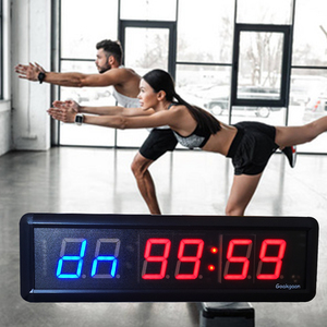 Goakgaan 1,8 Pulgadas Programable Gimnasio Entrenamiento Intervalo Temporizador 6 Dígitos <span class=keywords><strong>Mini</strong></span> Electrónico <span class=keywords><strong>Crossfit</strong></span> Temporizador - Product Image 4
