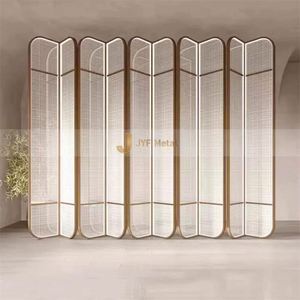 ANN2149 OEM Modern Stainless Steel Multi-Functional Durable <b>Decorative</b> <b>Screen</b> Partition Custom Room Divider Coating Printed - Product Image 3