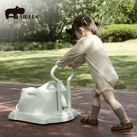 Nouvelle arrivée : siège de sol pour bébé, siège rehausseur de voyage léger pour 0-12 mois, facile à nettoyer avec plateau amovible