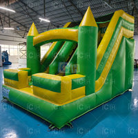 Maison de rebond gonflable OEM gonflable sautant château gonflable plein d'entrain avec toboggan pour la fête des enfants