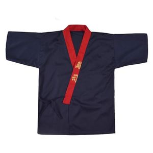 Logo personalizzato giapponese manica 3/4 cappotto <span class=keywords><strong>da</strong></span> Chef uomo e donna estate Sushi ristorante Kimono cameriere <span class=keywords><strong>da</strong></span> <span class=keywords><strong>lavoro</strong></span> uniforme - Product Image 2