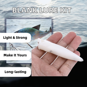 Leurre de pêche Popper Wobblers vierge non peint pour la pêche en mer, en bateau, en rivière, en lac, en ruisseau, appât artificiel dur - Product Image 2
