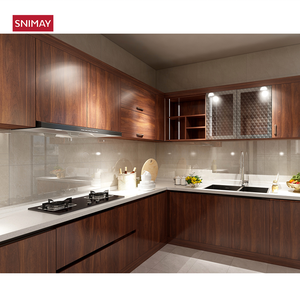 Casa de muebles de lujo diseño clásico tradicional Solic de gabinete de cocina de madera - Product Image 2