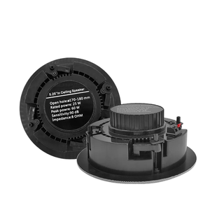 Altavoz de Techo <span class=keywords><strong>HiFi</strong></span> sin Marco Zhiku Z318H, Económico, de Buena Calidad, Nuevo Diseño, Moderno, 25W 60W 8ohm 5.25'', Bidireccional, con Cubierta de ABS - Product Image 4